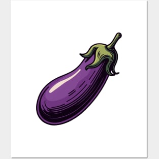 Eggplant Posters and Art